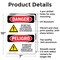 Signmission Safety Culture Sign, 7 in Width, Aluminum, Rectangle, Bilingual OS-2PACK-DS-A-710-VS-1175 - alternate 4